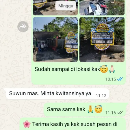 Pengiriman Papan Bunga Duka Tanduk Ampel