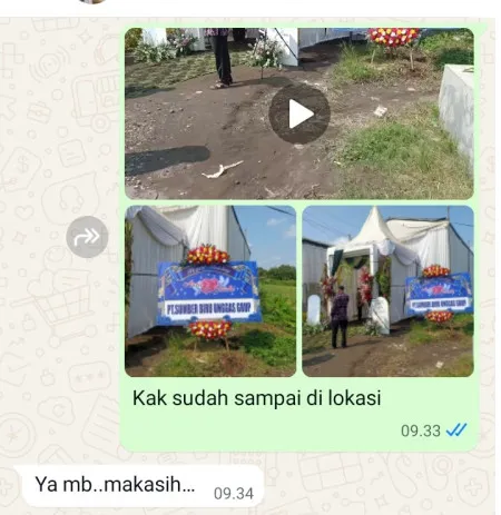 Pengiriman Karangan Bunga Tanduk Ampel