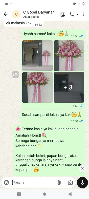 Pengiriman Karangan Bunga Tanduk Ampel