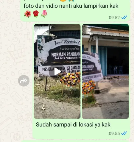 Pengiriman Karangan Bunga Tanduk Ampel